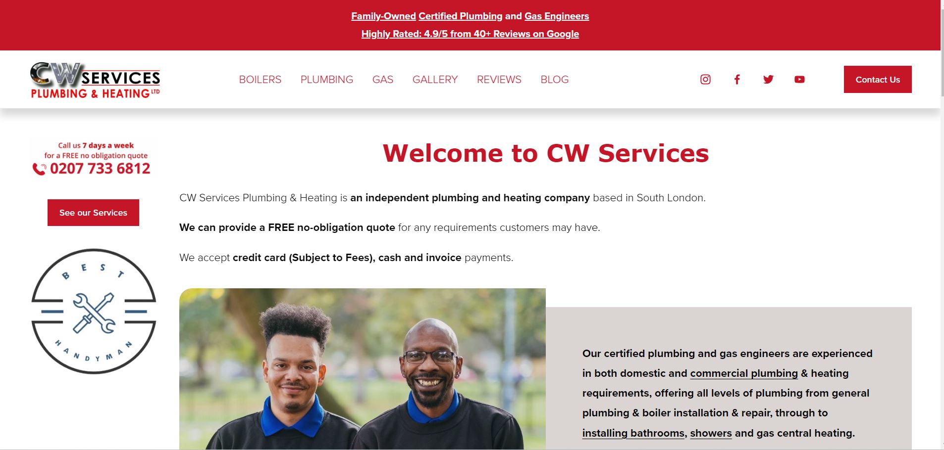 CW Plumbing Services