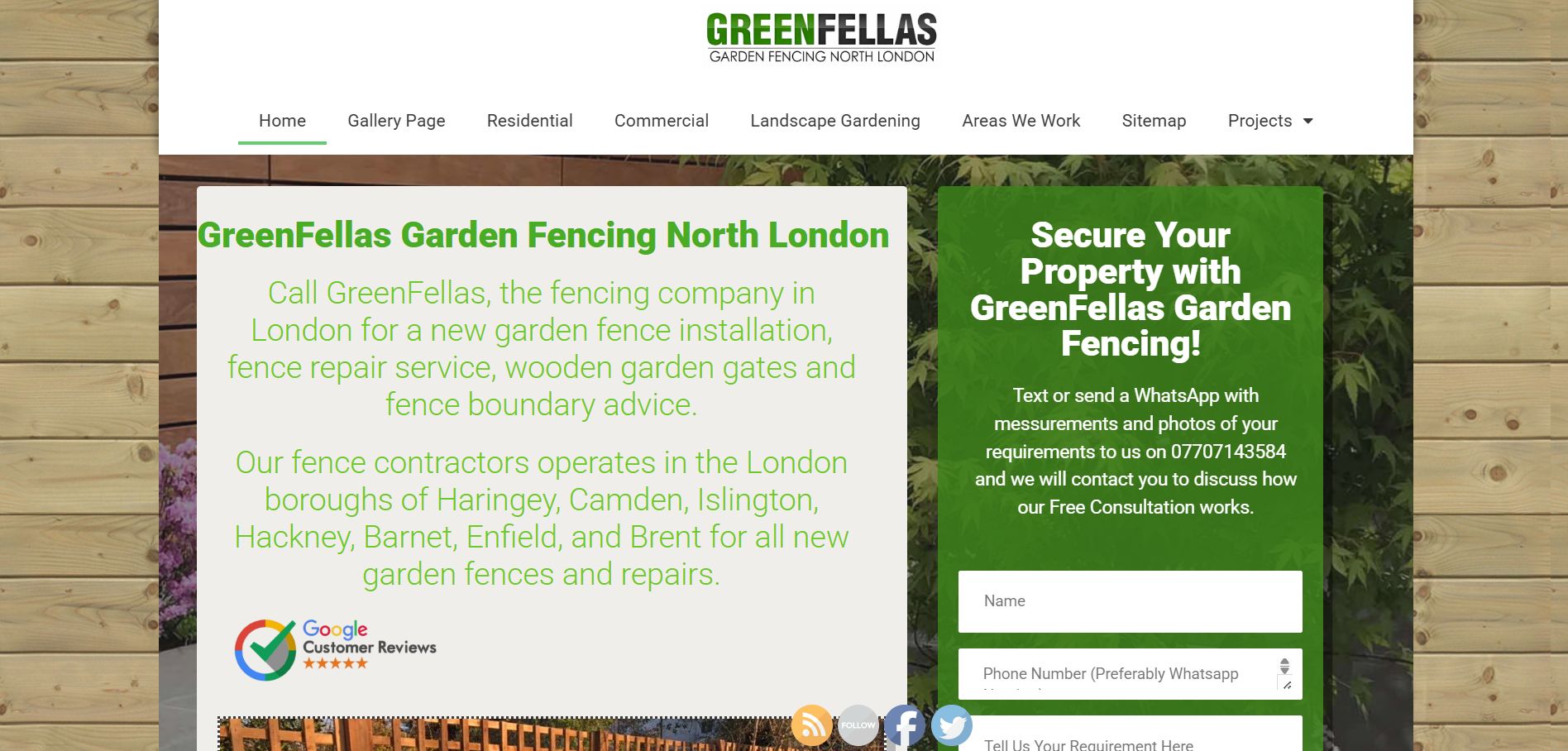 GreenFellas Garden Fencing