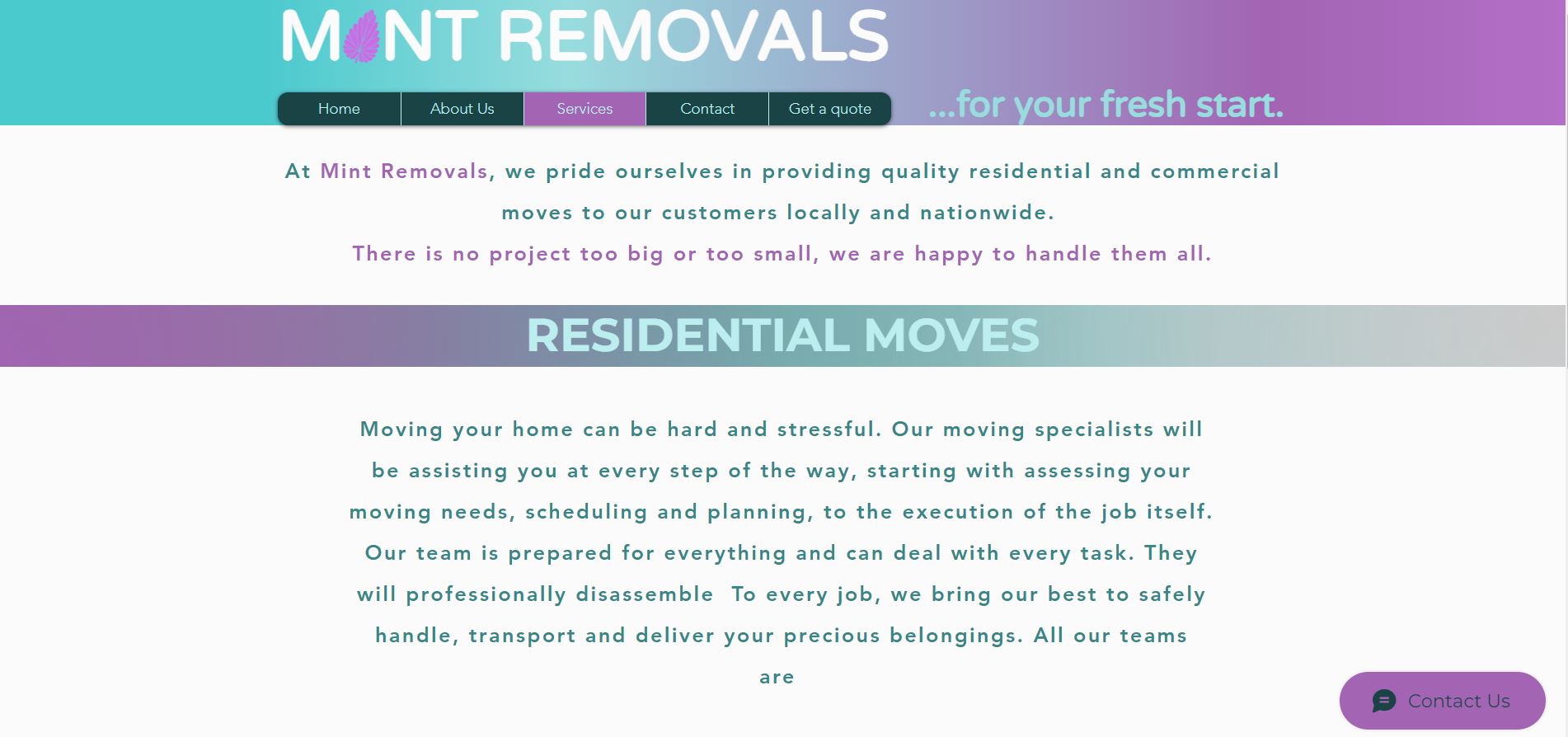 Mint Removals