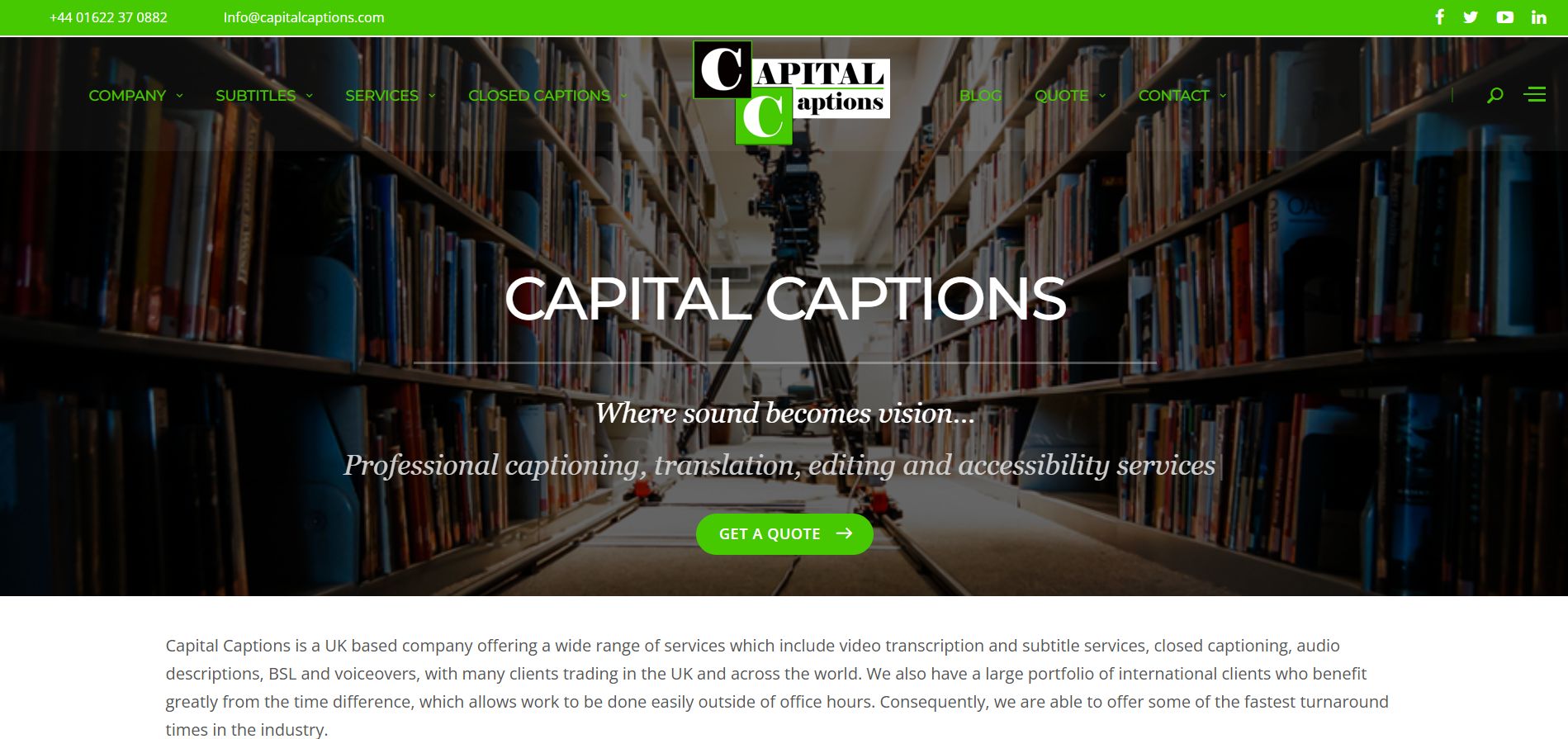 Capital Captions
