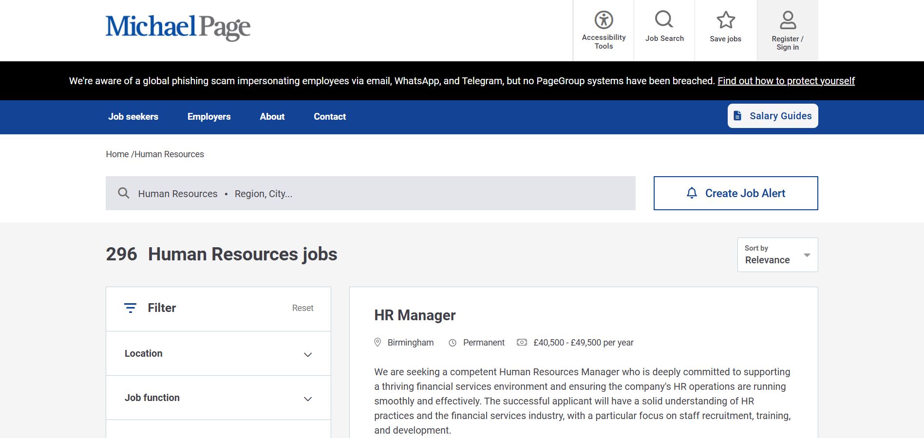 Michael Page Human Resources