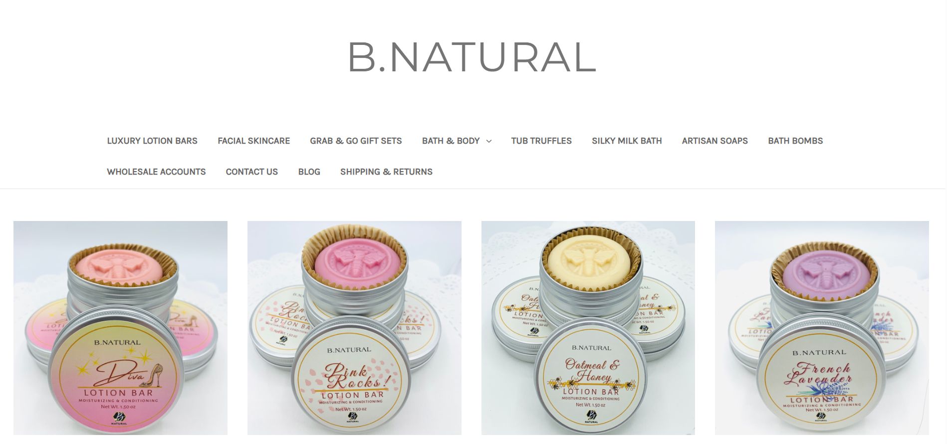 B Natural Soap