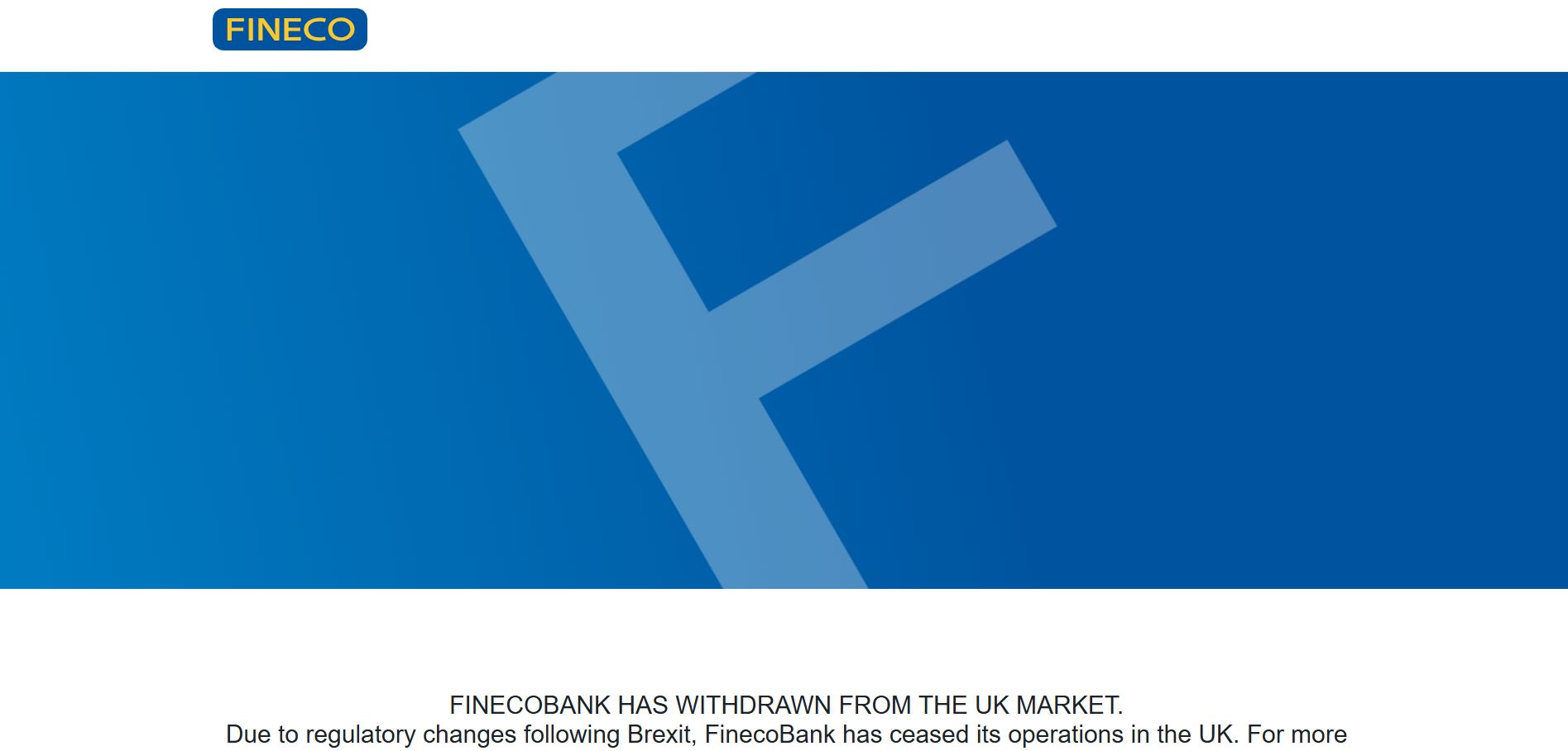 FinecoBank UK