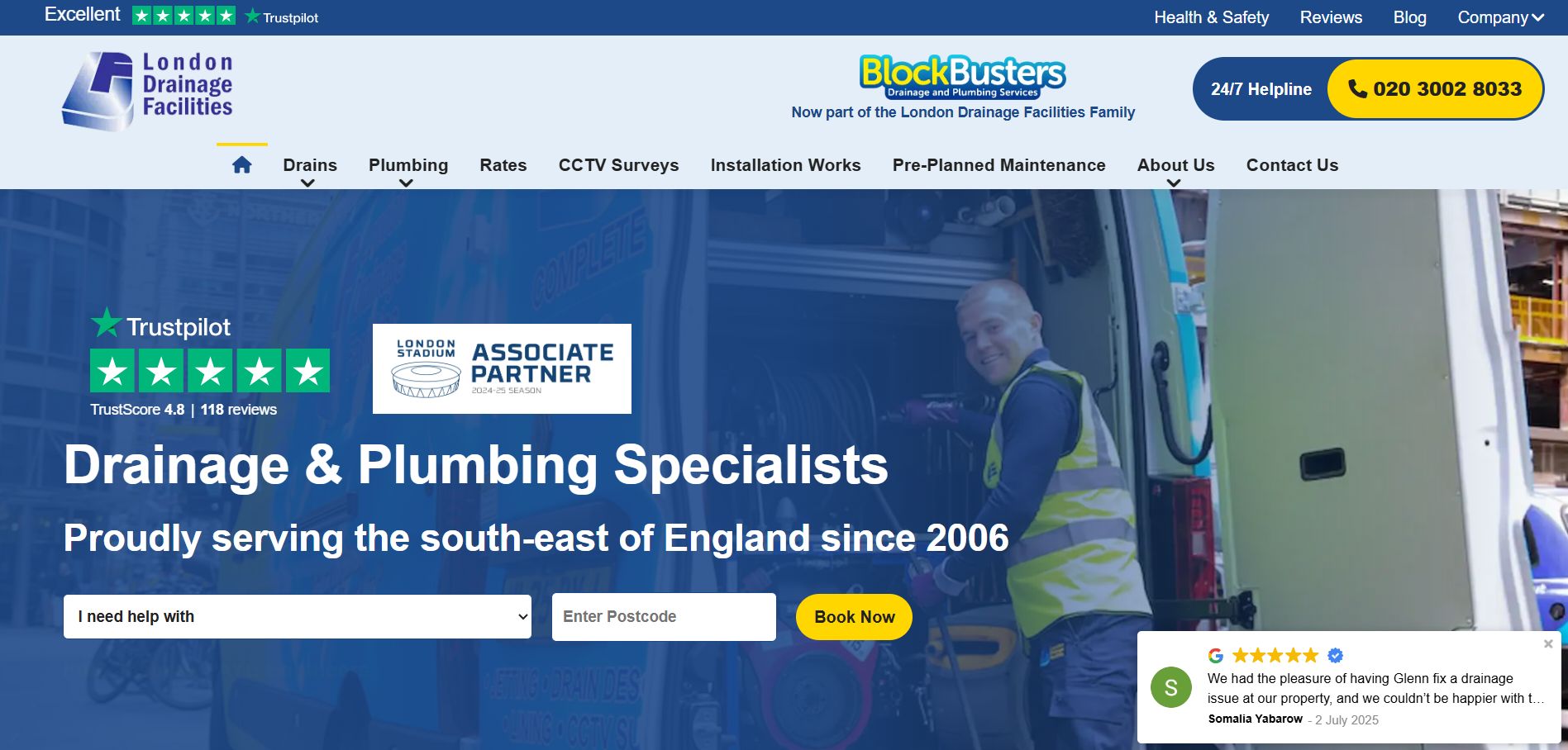 London Drainage Facilities