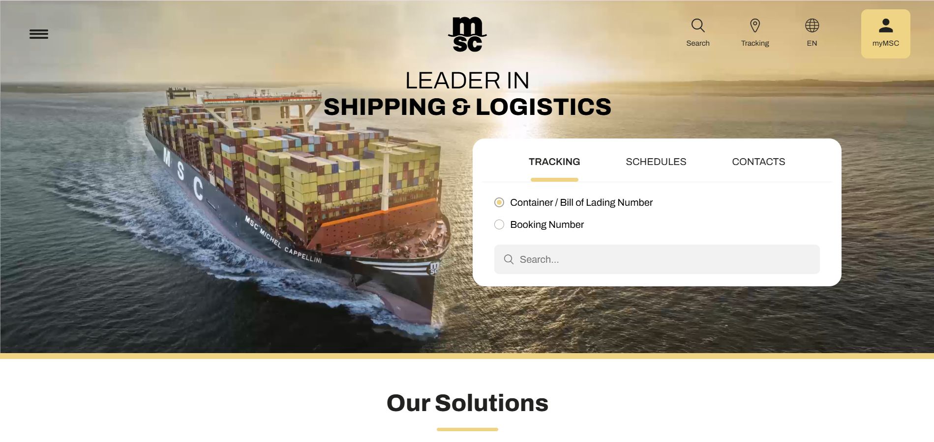 MSC UK (Mediterranean Shipping Company)