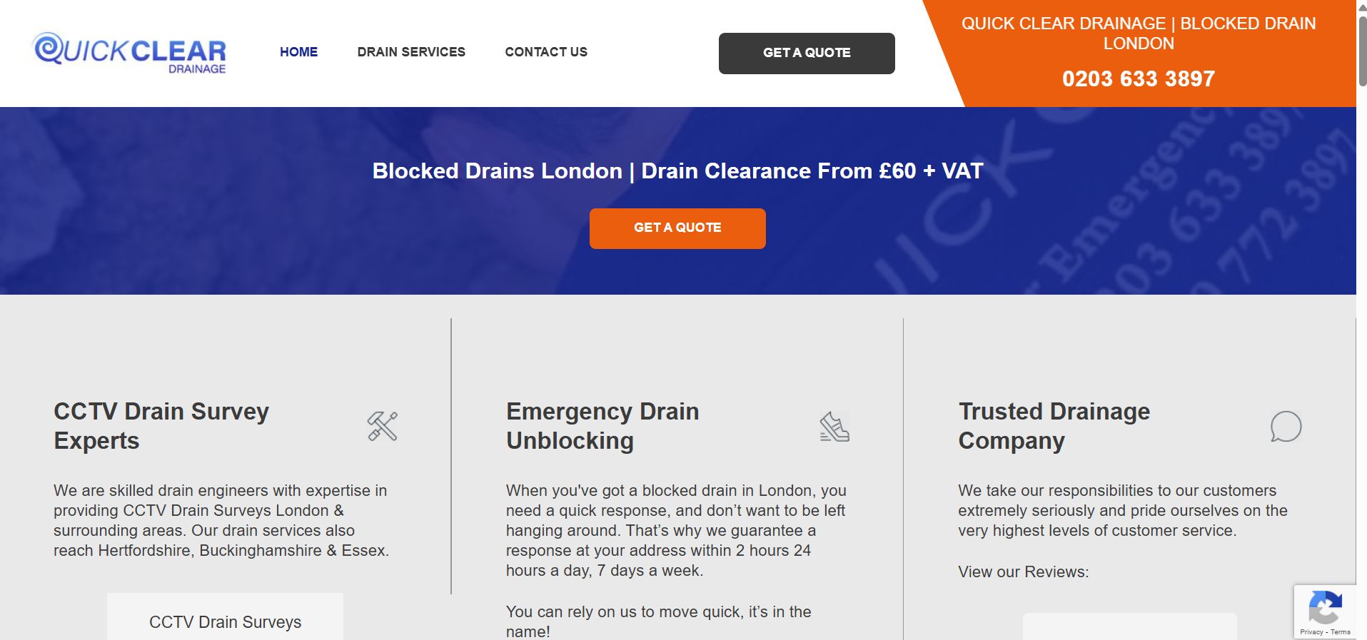 Quick Clear Drainage