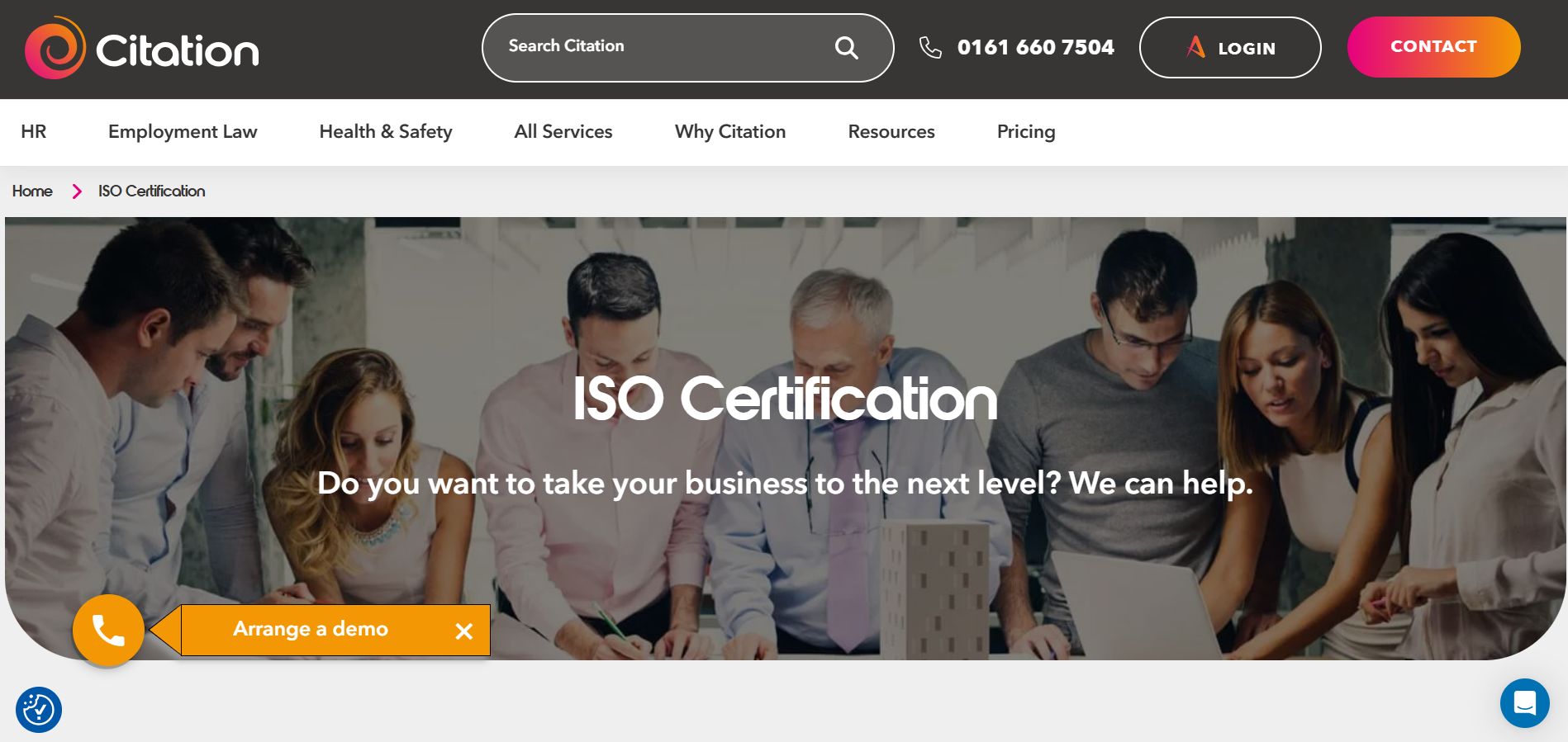 Citation ISO Certification