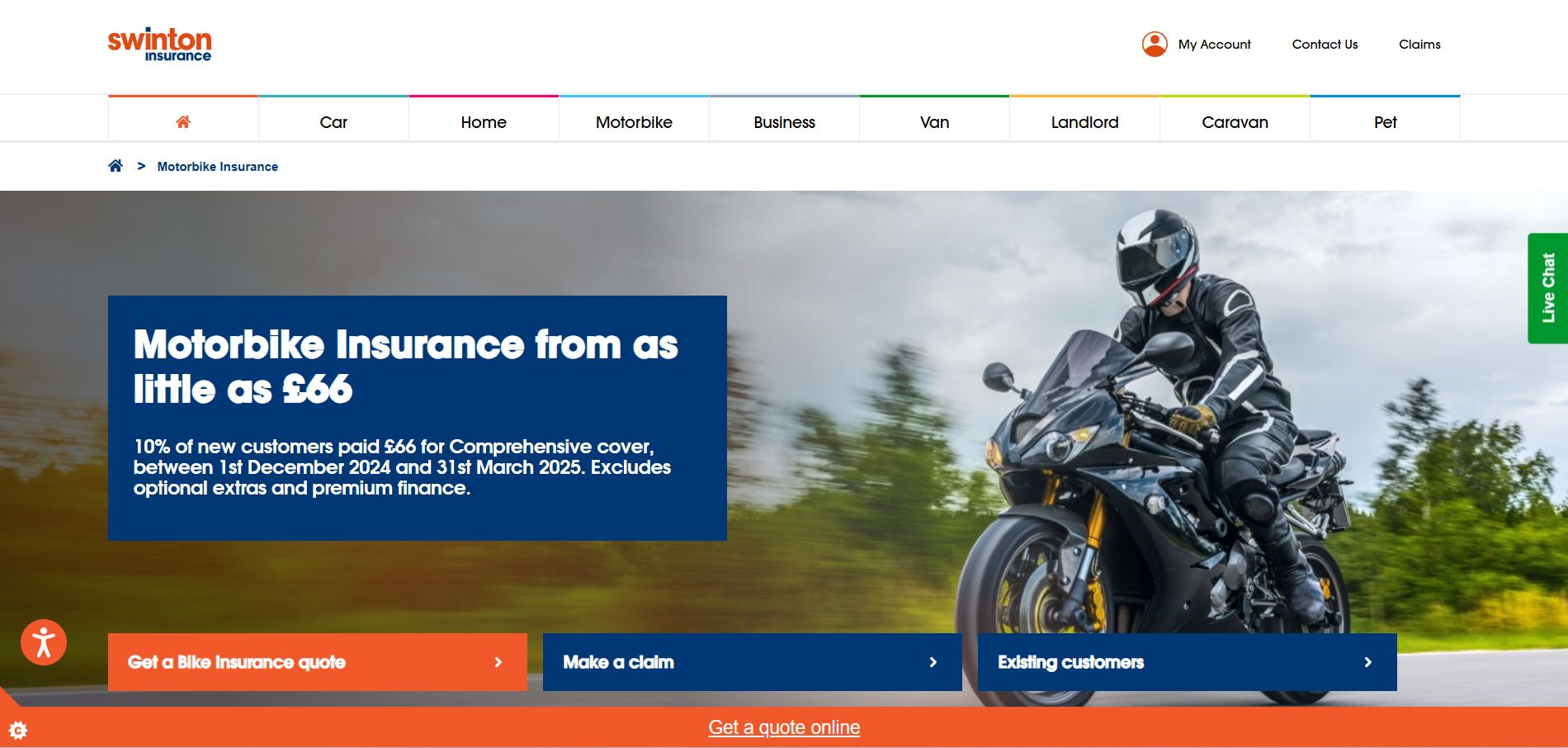 Swinton Bike Insurance