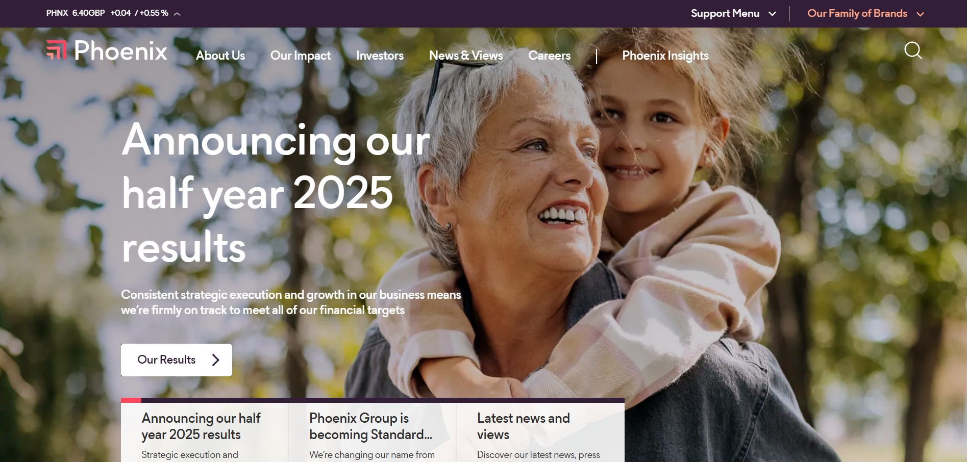 Phoenix Group Holdings (PHNX.L)