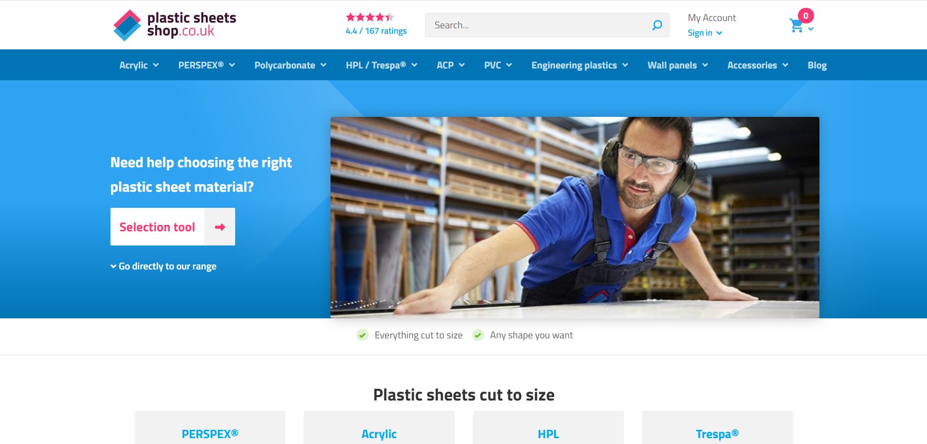 Plastic Sheets Shop London