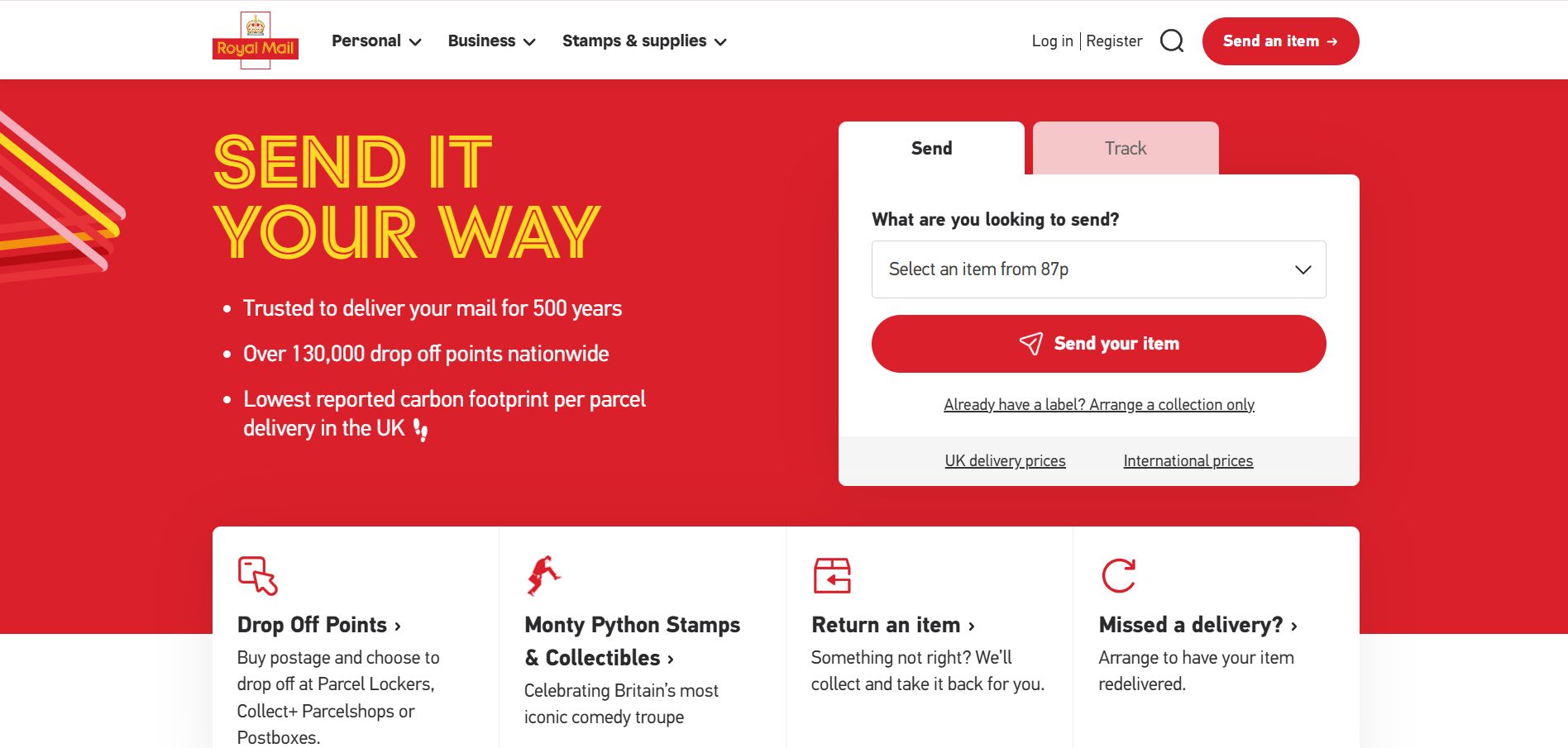 Royal Mail Distribution Hub