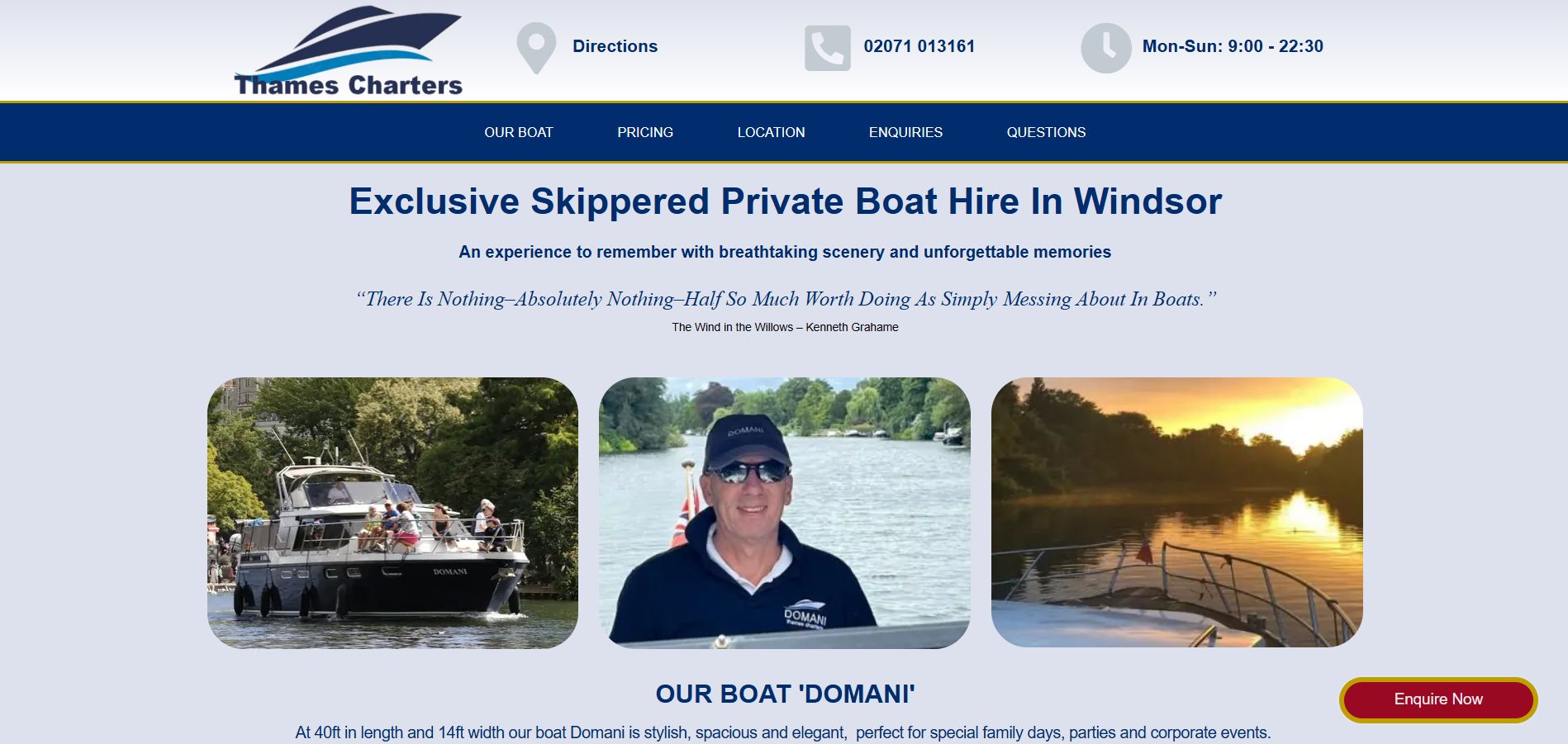 Thames Charters Windsor