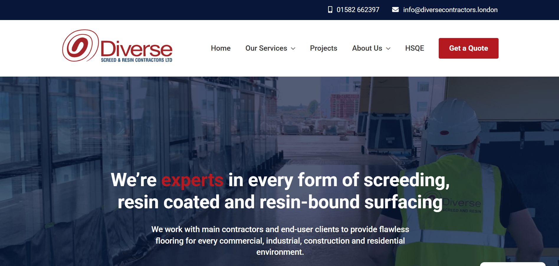 Diverse Screed & Resin