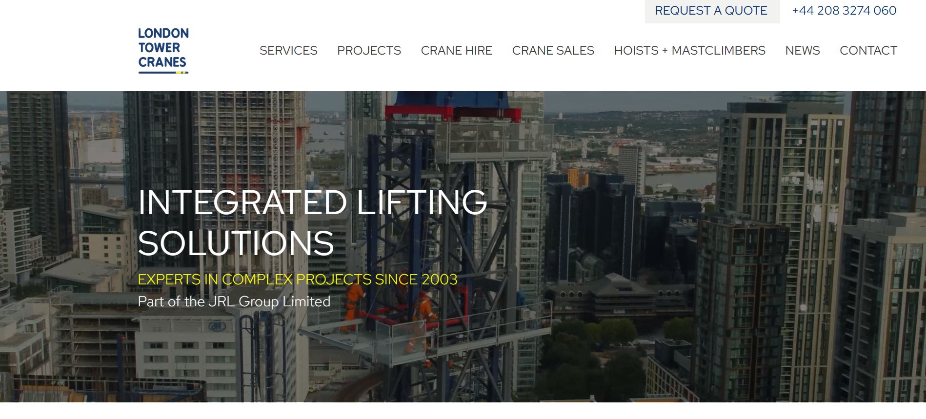 London Tower Crane Hire & Sales